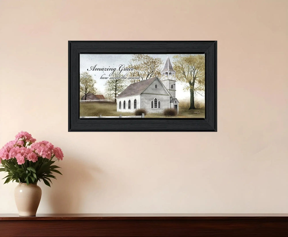 Amazing Grace 5 Black Framed Print Wall Art - Homeroots