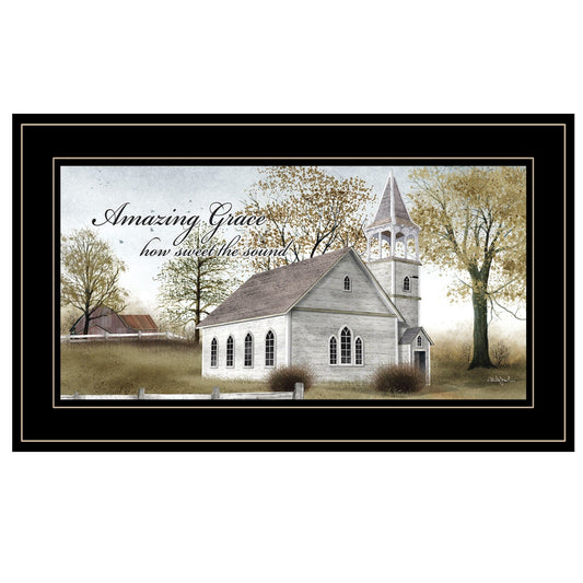 Amazing Grace 6 Black Framed Print Wall Art - Homeroots