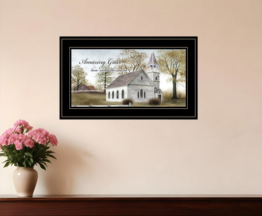 Amazing Grace 6 Black Framed Print Wall Art - Homeroots