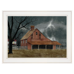 Dark and Stormy Night 2 White Framed Print Wall Art - Homeroots