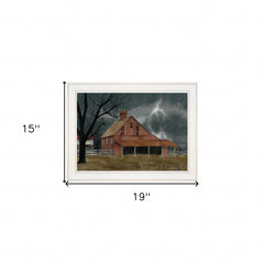 Dark and Stormy Night 2 White Framed Print Wall Art - Homeroots