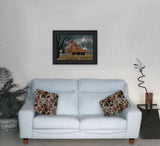 Dark and Stormy Night 3 Black Framed Print Wall Art - Homeroots
