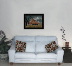 Dark and Stormy Night 4 Black Framed Print Wall Art - Homeroots