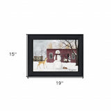 The Friendly Beasts 3 Black Framed Print Wall Art - Homeroots - Flyclothing LLC