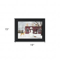 The Friendly Beasts 3 Black Framed Print Wall Art - Homeroots
