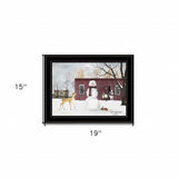 The Friendly Beasts 4 Black Framed Print Wall Art - Homeroots - Flyclothing LLC
