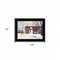 The Friendly Beasts 4 Black Framed Print Wall Art - Homeroots