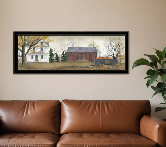 Pumpkins for Sale 6 Black Framed Print Wall Art - Homeroots
