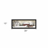 Christmas Trees for Sale Black Grooved Frame Wall Art - Homeroots - Flyclothing LLC
