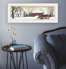 Christmas Trees for Sale 2 White Framed Print Wall Art - Homeroots