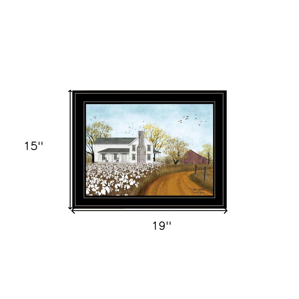 High Cotton 2 Black Framed Print Wall Art - Homeroots - Flyclothing LLC