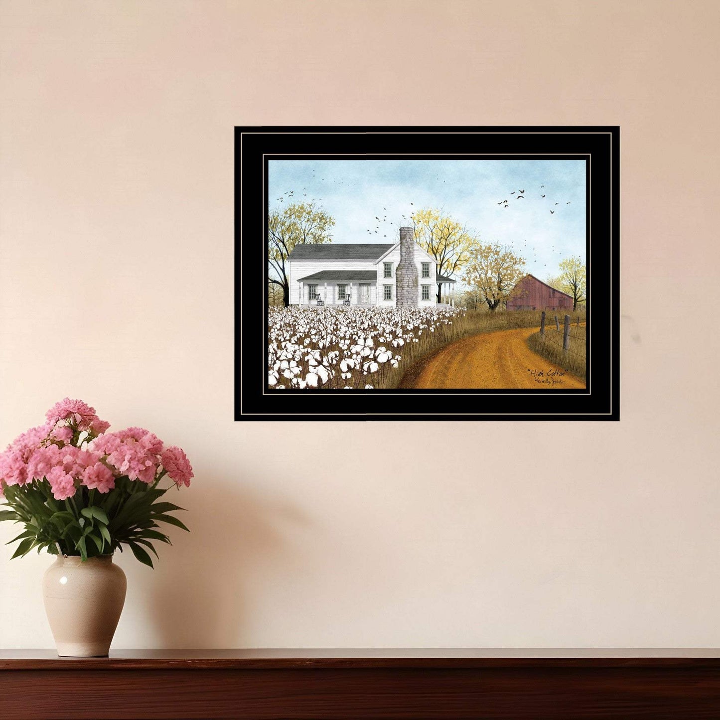 High Cotton 2 Black Framed Print Wall Art - Homeroots - Flyclothing LLC