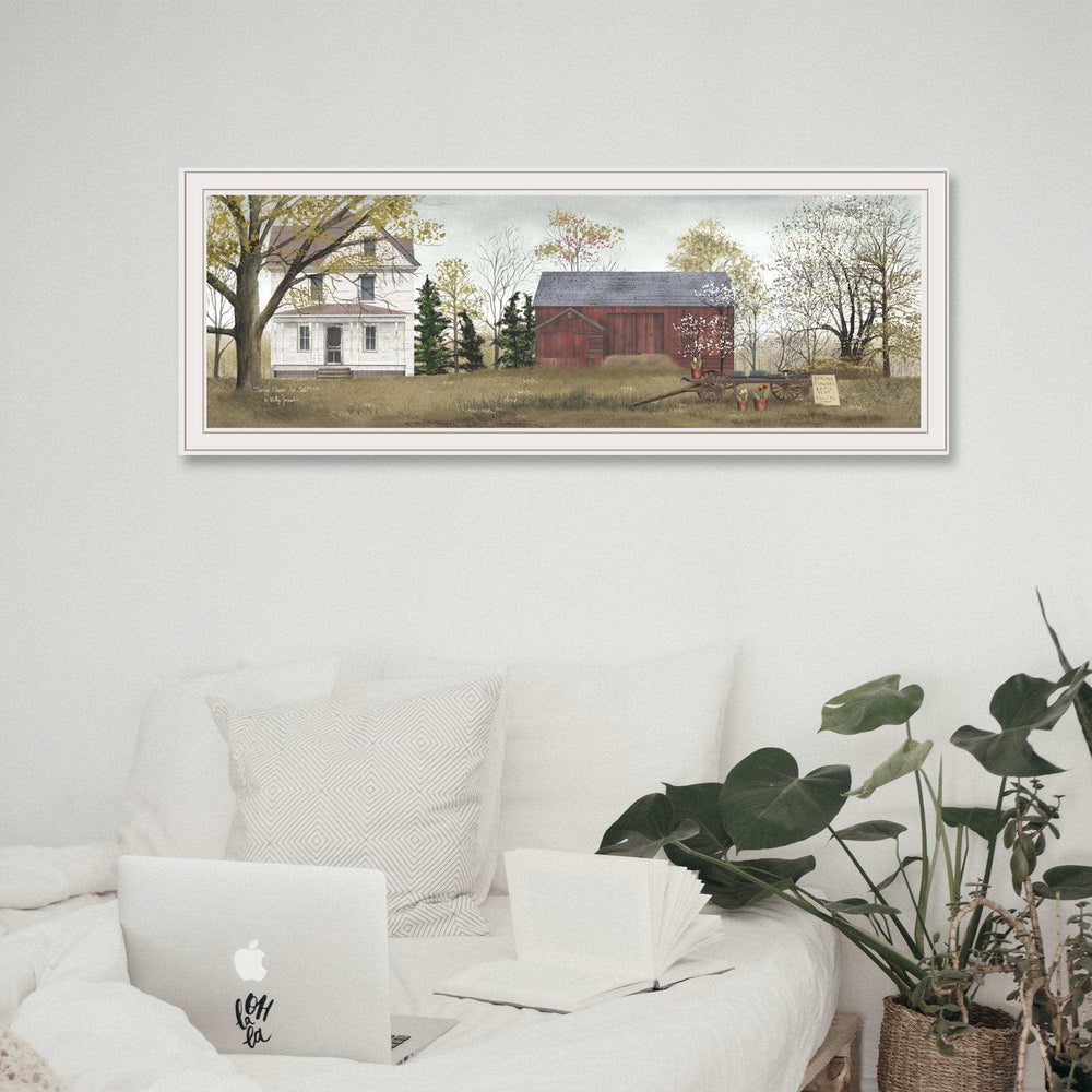 Spring Flowers for Sale 6 White Framed Print Wall Art - Homeroots - Flyclothing LLC