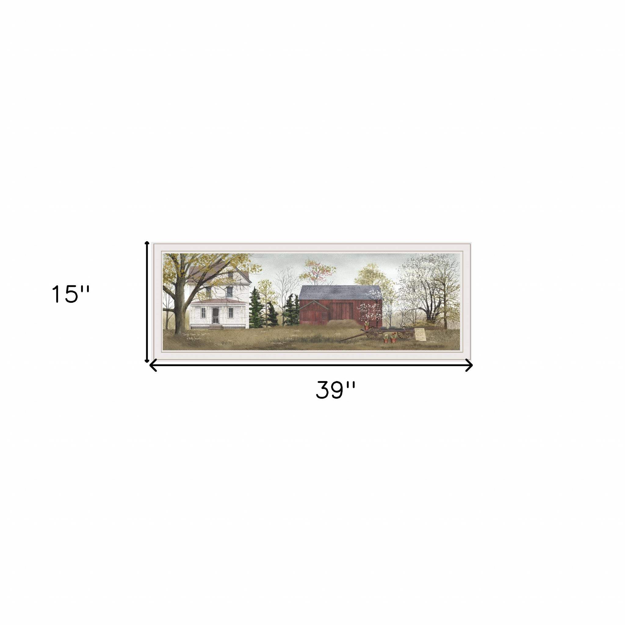 Spring Flowers for Sale 6 White Framed Print Wall Art - Homeroots - Flyclothing LLC