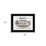 America 2 Black Framed Print Wall Art - Homeroots - Flyclothing LLC
