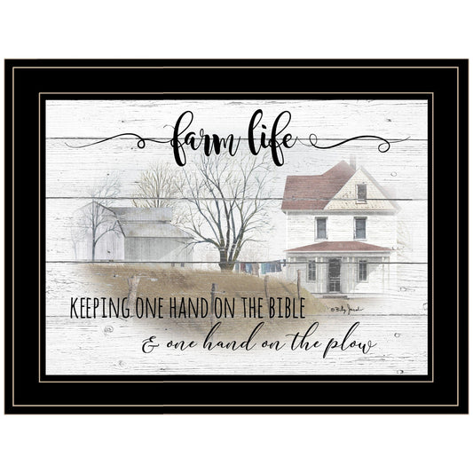 Farm Life 6 Black Framed Print Wall Art - Homeroots
