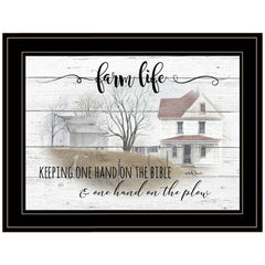 Farm Life 6 Black Framed Print Wall Art - Homeroots