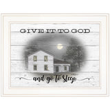 Give It To God White Framed Print Wall Art - Homeroots