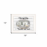 Humble and Kind 1 White Framed Print Wall Art - Homeroots - Flyclothing LLC
