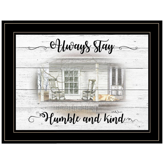 Humble and Kind 2 Black Framed Print Wall Art - Homeroots