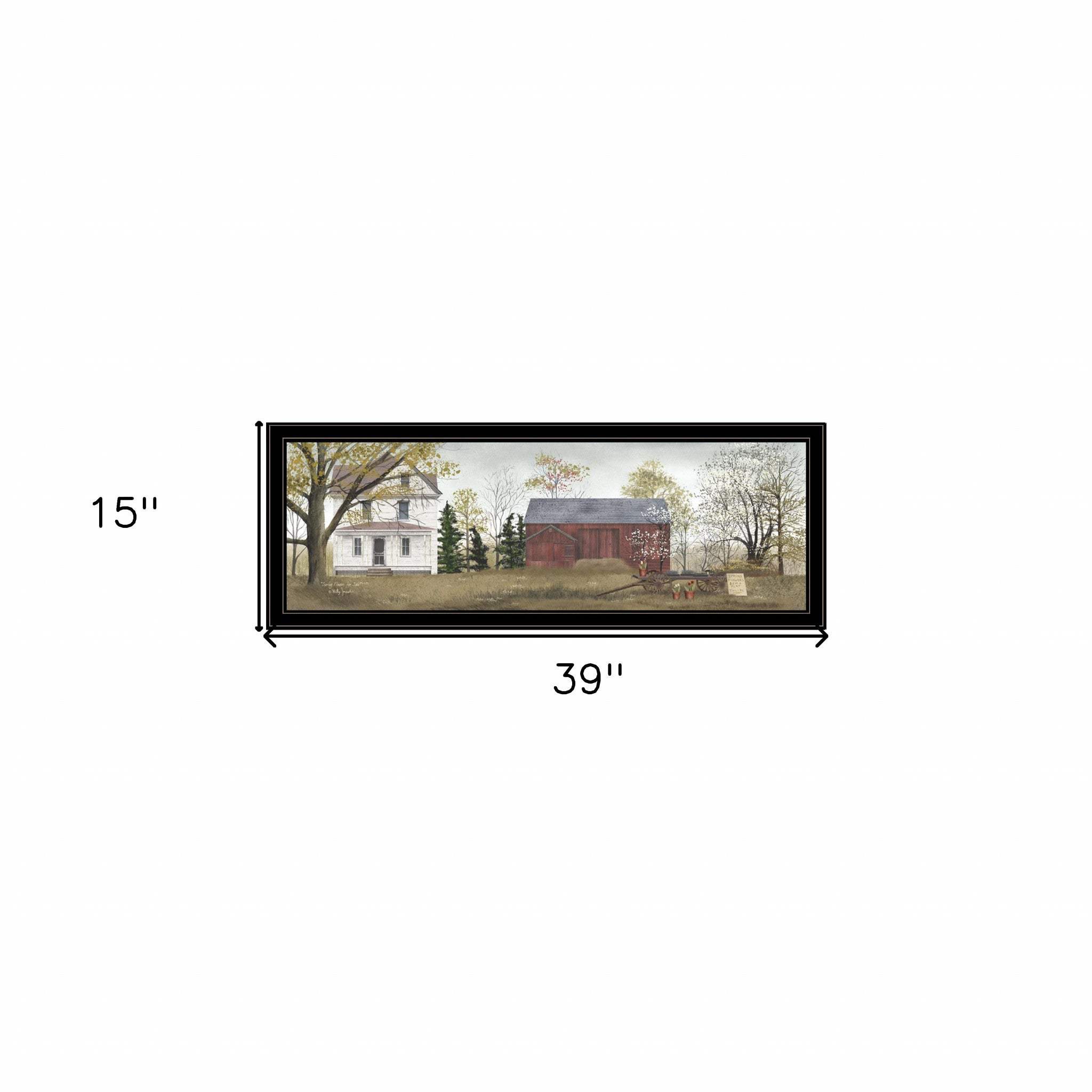 Spring Flowers for Sale 7 Black Framed Print Wall Art - Homeroots - Flyclothing LLC
