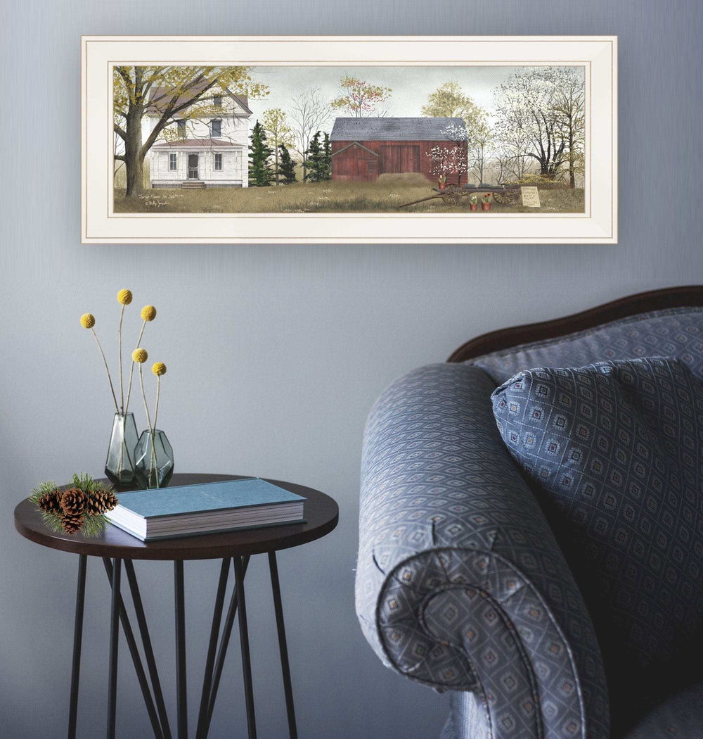 Spring Flowers for Sale 2 White Framed Print Wall Art - Homeroots - Flyclothing LLC