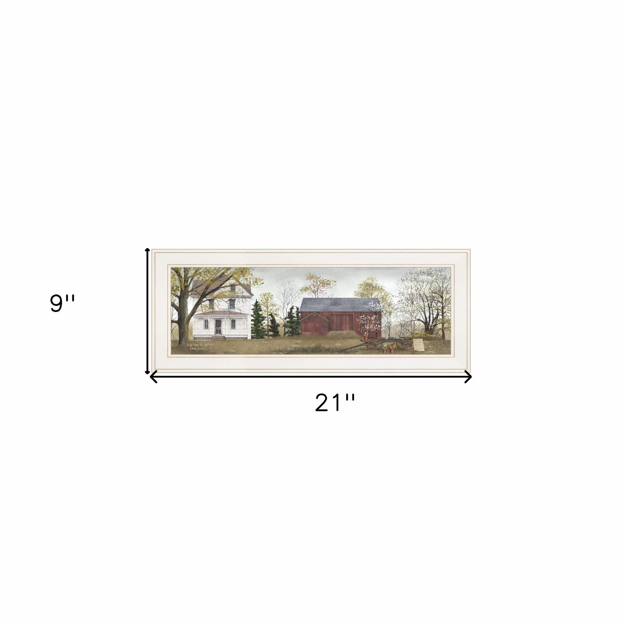 Spring Flowers for Sale 2 White Framed Print Wall Art - Homeroots - Flyclothing LLC