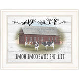 I Love You till the Cows Come Home 1 White Framed Print Wall Art - Homeroots - Flyclothing LLC