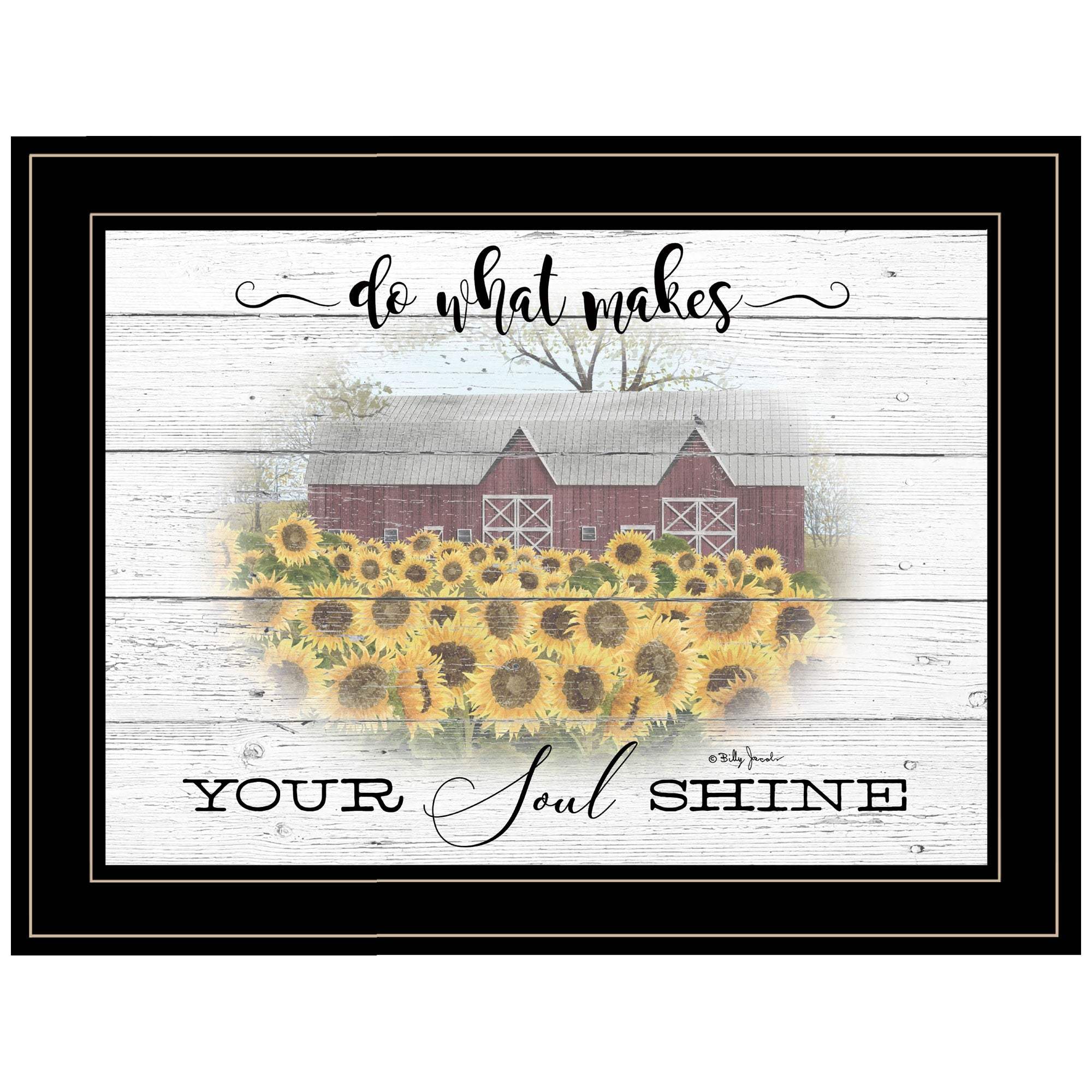 Do What Makes Your Soul Shine 2 Black Framed Print Wall Art - Homeroots - Flyclothing LLC