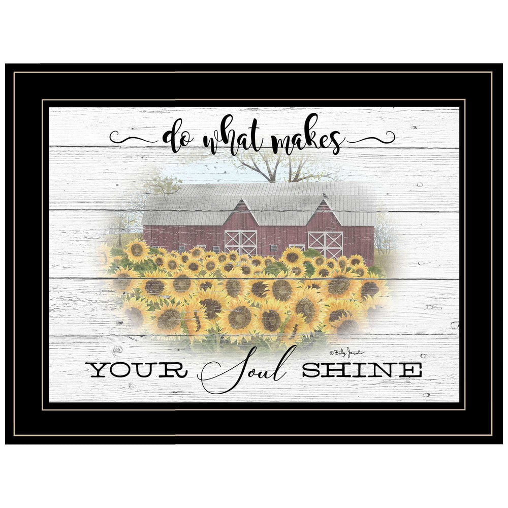 Do What Makes Your Soul Shine 2 Black Framed Print Wall Art - Homeroots - Flyclothing LLC