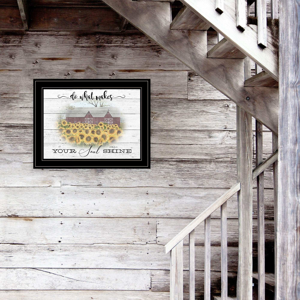 Do What Makes Your Soul Shine 2 Black Framed Print Wall Art - Homeroots - Flyclothing LLC