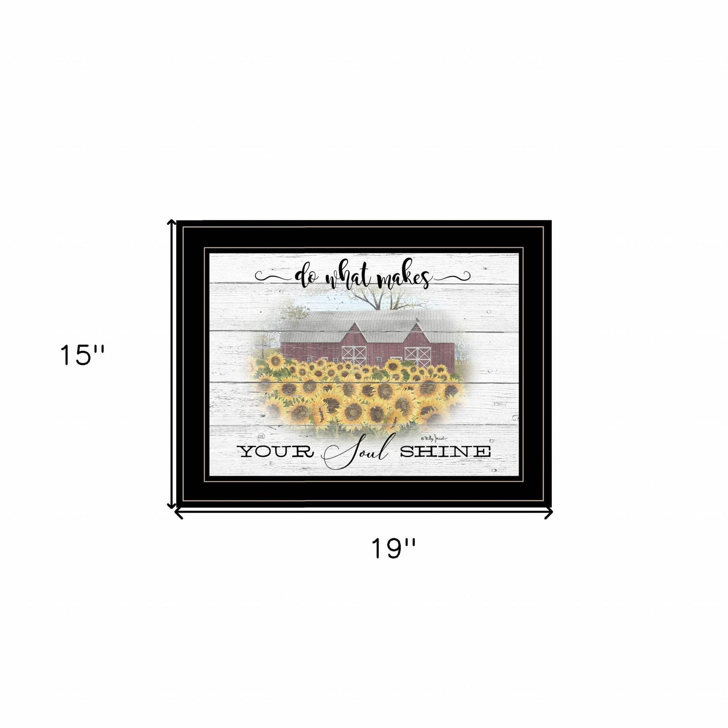 Do What Makes Your Soul Shine 2 Black Framed Print Wall Art - Homeroots - Flyclothing LLC