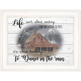 Storm Dance White Framed Print Wall Art - Homeroots - Flyclothing LLC