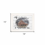 Storm Dance White Framed Print Wall Art - Homeroots - Flyclothing LLC