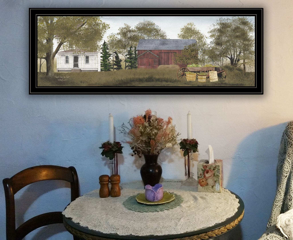 Sweet Corn For Sale 3 Black Framed Print Wall Art - Homeroots - Flyclothing LLC