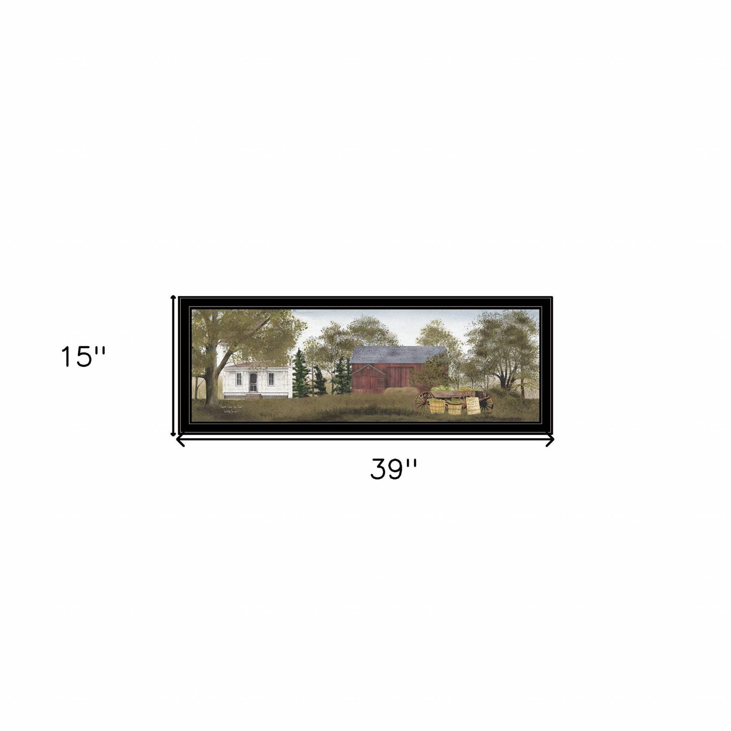 Sweet Corn For Sale 3 Black Framed Print Wall Art - Homeroots - Flyclothing LLC