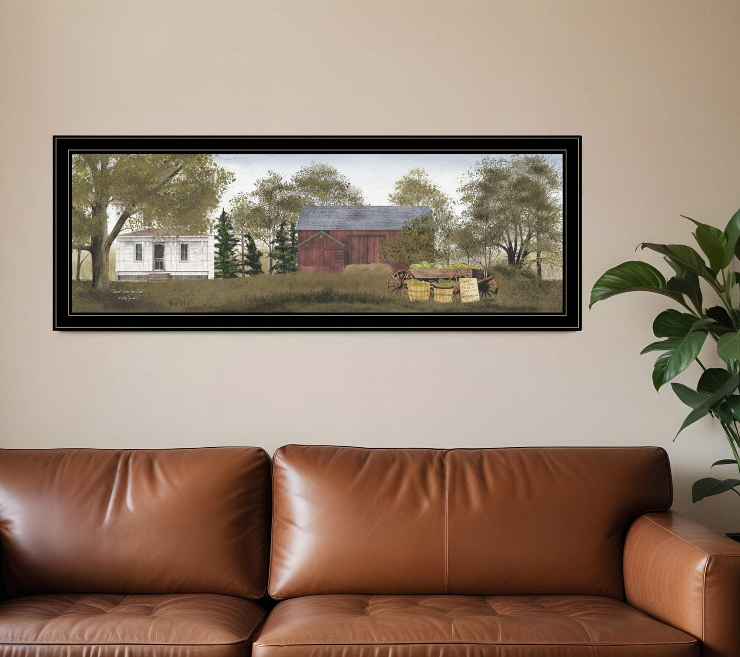 Sweet Corn For Sale 3 Black Framed Print Wall Art - Homeroots - Flyclothing LLC