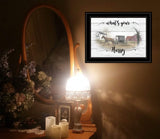 Whats Your Hurry 2 Black Framed Print Wall Art - Homeroots - Flyclothing LLC