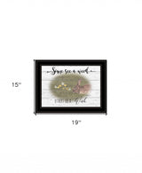 Some See A Weed 2 Black Framed Print Wall Art - Homeroots - Flyclothing LLC