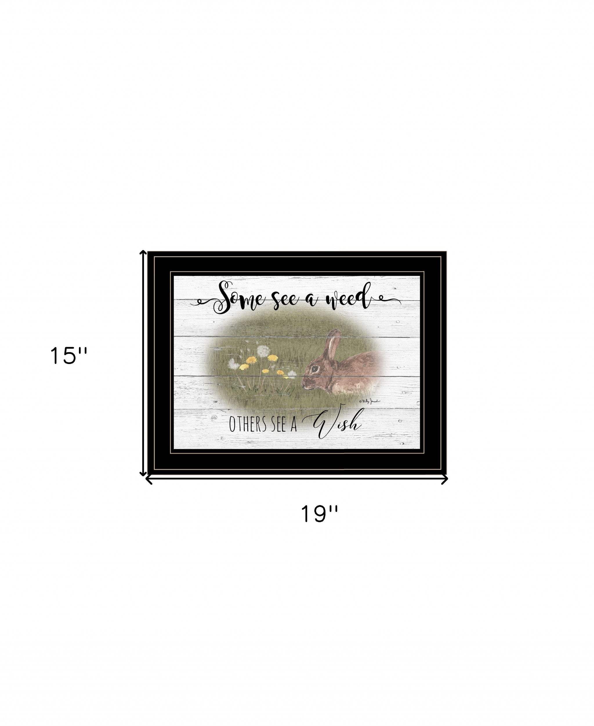 Some See A Weed 2 Black Framed Print Wall Art - Homeroots - Flyclothing LLC