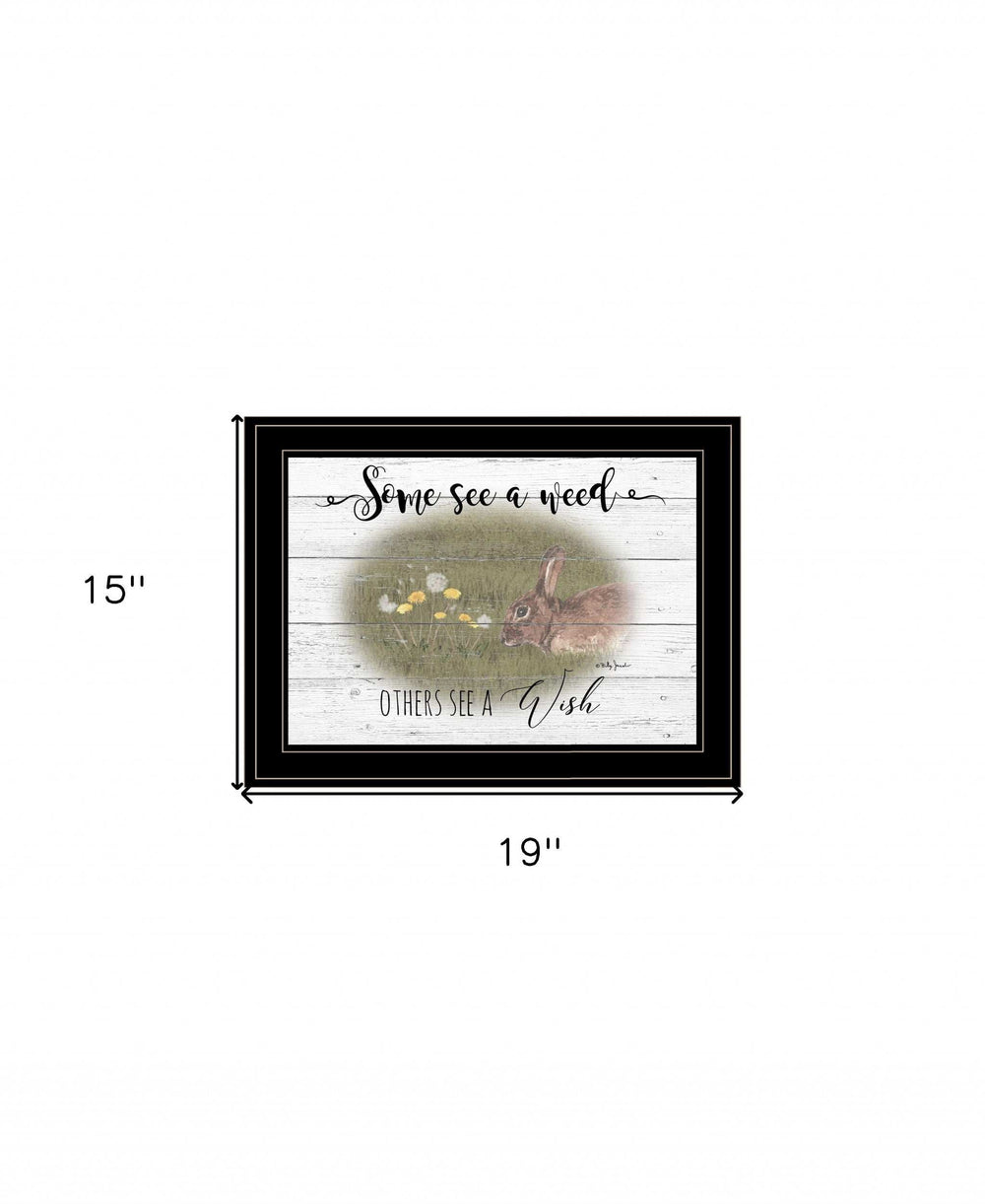 Some See A Weed 2 Black Framed Print Wall Art - Homeroots - Flyclothing LLC