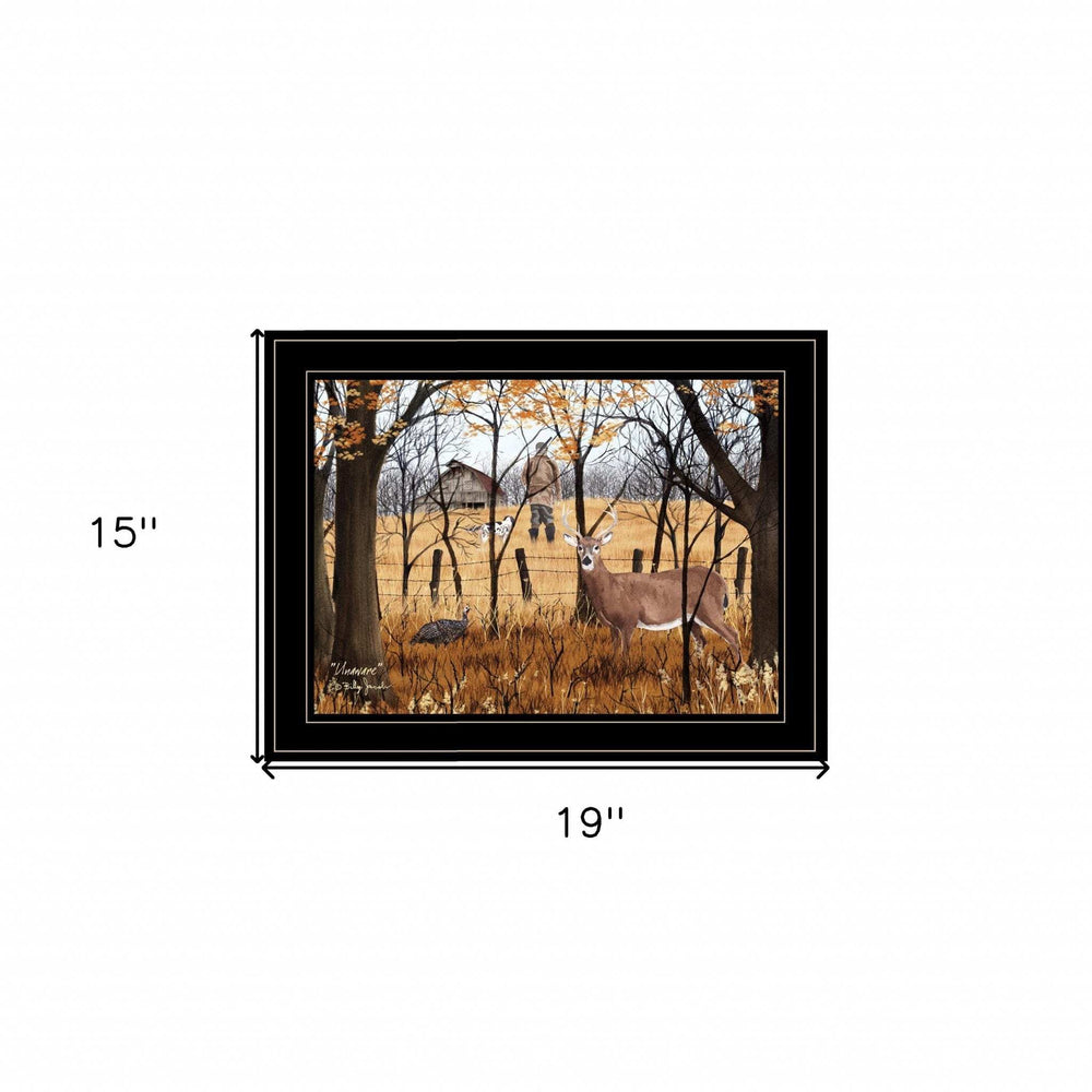 Unaware 2 Black Framed Print Wall Art - Homeroots - Flyclothing LLC