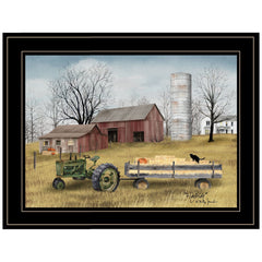 Hayride 2 Black Framed Print Wall Art - Homeroots