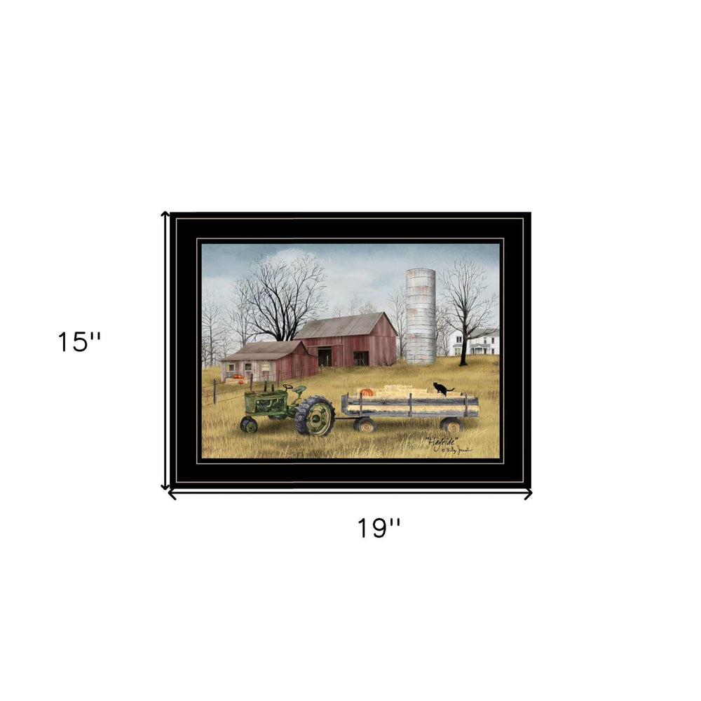 Hayride 2 Black Framed Print Wall Art - Homeroots - Flyclothing LLC