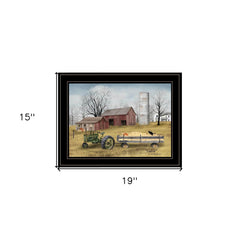 Hayride 2 Black Framed Print Wall Art - Homeroots