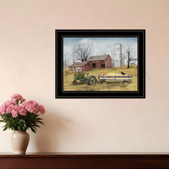 Hayride 2 Black Framed Print Wall Art - Homeroots