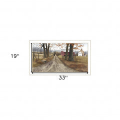 The Road Home 8 White Framed Print Wall Art - Homeroots