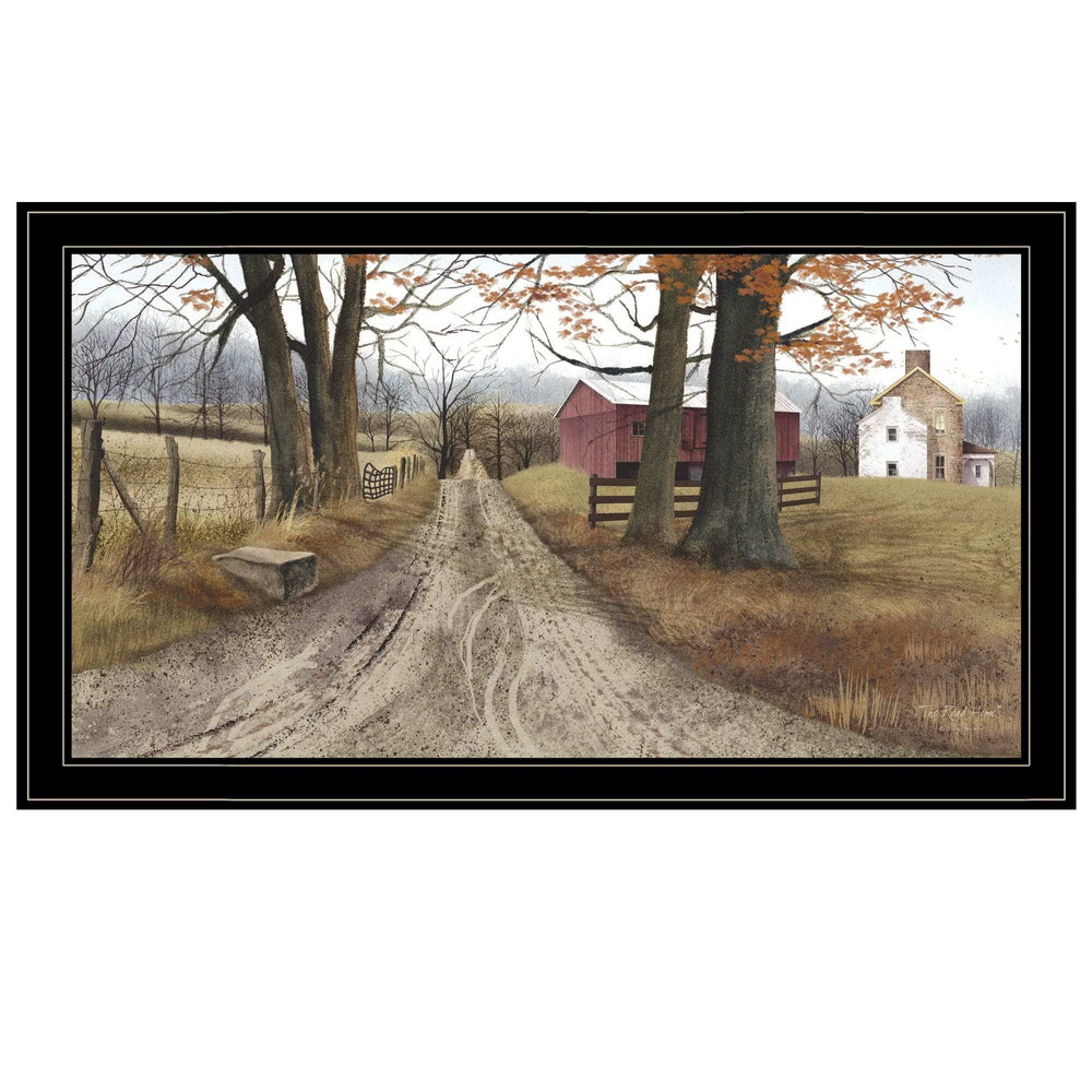 The Road Home 9 Black Framed Print Wall Art - Homeroots - Flyclothing LLC