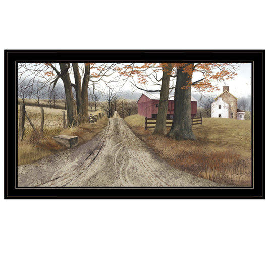 The Road Home 9 Black Framed Print Wall Art - Homeroots