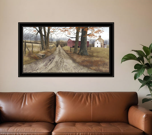 The Road Home 9 Black Framed Print Wall Art - Homeroots